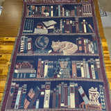 Book Shelf Woven Blanket