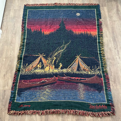 Cowboy Woven Blanket