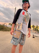 3/4 sleeve raglan shirt