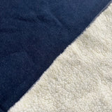Sherpa Backed Denim Fabric